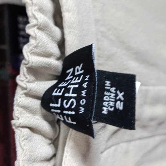 EUC Eileen Fisher silk trousers - Picture 2 of 4